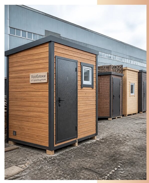 Хозблоки от производителя в Ступине по цене от 46773 р. | БытовкаПрофи-Стп